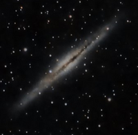 Galaxia NGC 891. Antonio Javier Garrido Grac&iacute;a. Asociaci&oacute;n Astron&oacute;mica de Espa&ntilde;a.